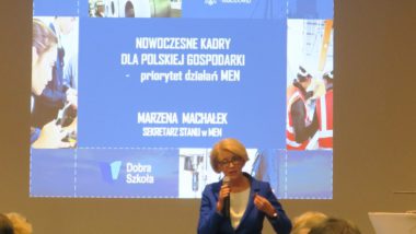 Przemówienie Sekretarz Stanu MEN Marzeny Machałek