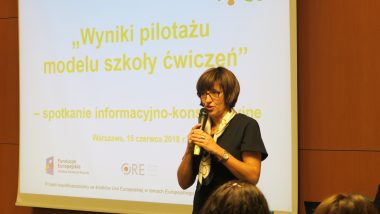 Wicedyrektor Ośrodka Rozwoju Edukacji dr Beata Jancarz-Łanczkowska