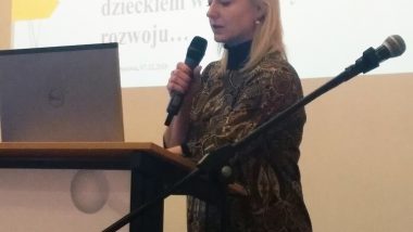 Małgorzata Janda, Dyrektor MOW w Czaplinku, podczas wystąpienia
