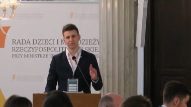 Przewodniczący Rady Dzieci i Młodzieży przy MEN Piotr Wasilewski